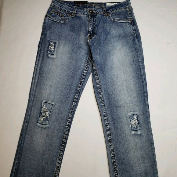 Carreli Distressed Sarah High Rise Skinny Jeans - Picture 7 of 8
